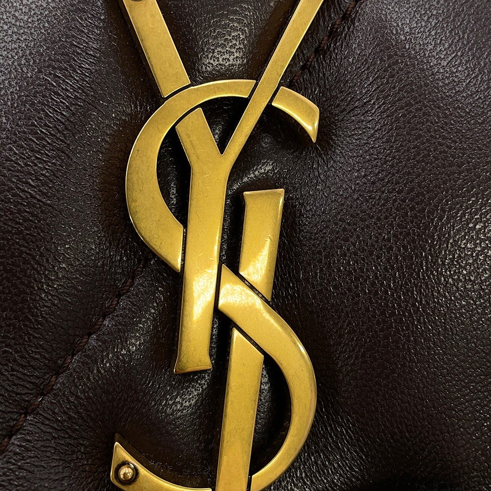 SAINT LAURENT PARIS Jamie 4.3 Chain Shoulder Bag Size Large Lambskin Light M…