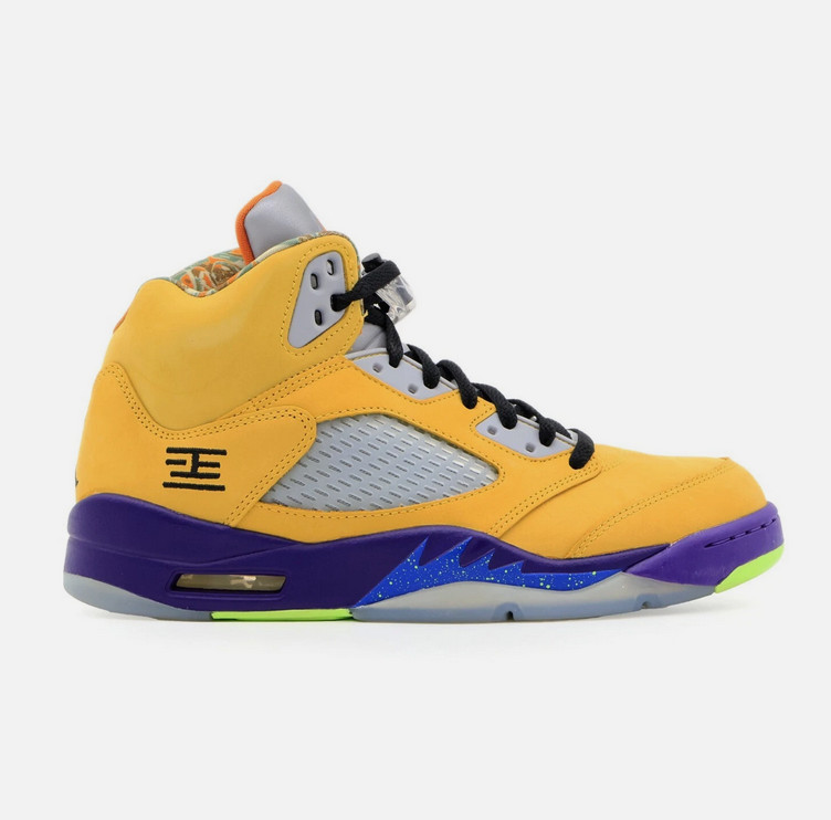 Jordan Air Jordan 5 Retro What the SE Solar Orange CZ5725-700 Suede Multicolor