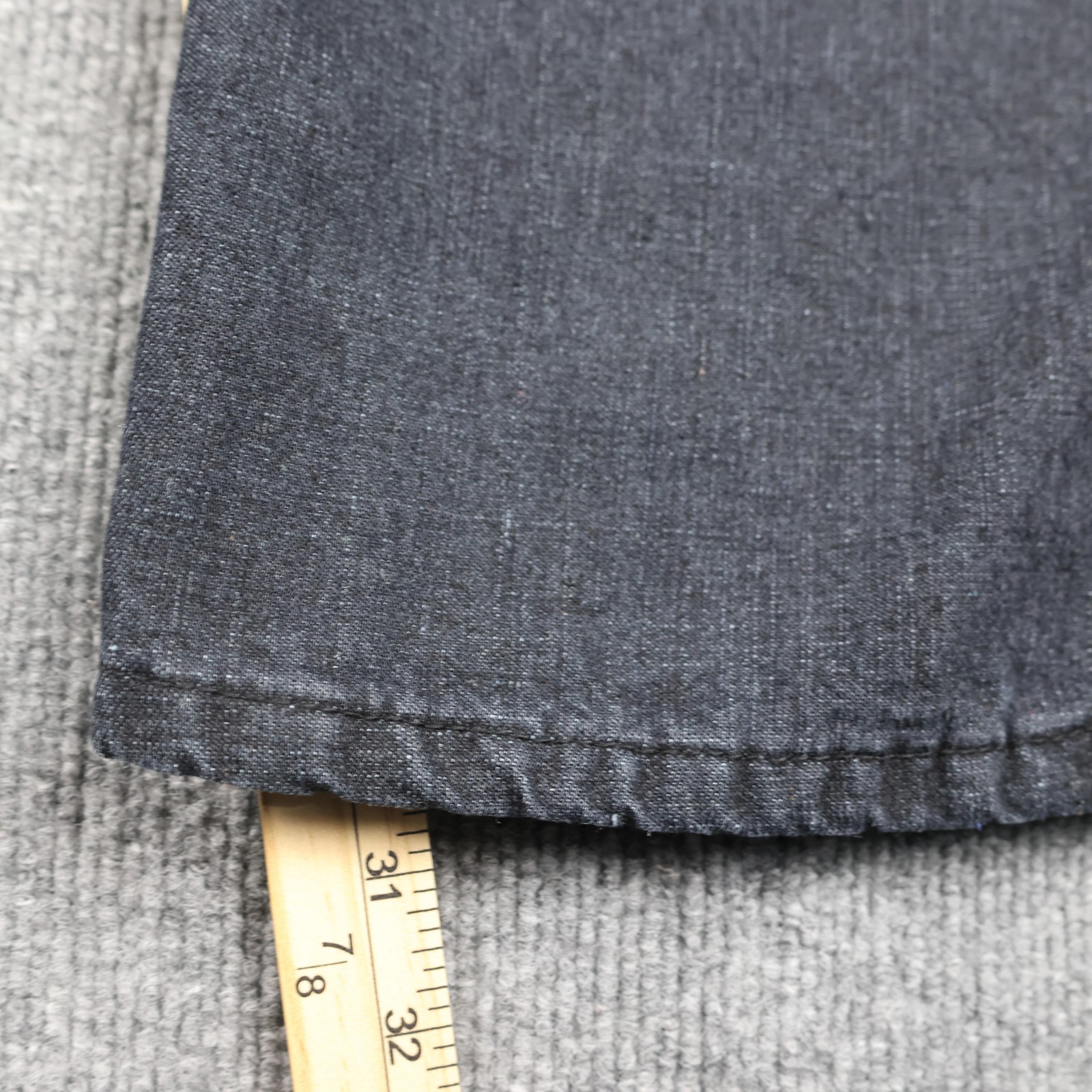 Indigo 30 Jeans Mens 38×32 Blue Straight Leg Denim Zip Fly Cotton Blend