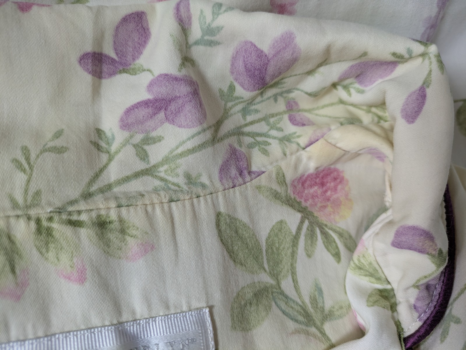 Crabtree Evelyn Pajamas Set Cotton Floral Turkiye Cream Vintage Pocket S Women’s