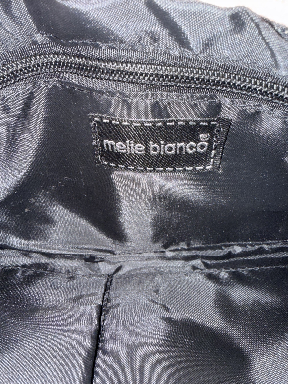 Melie Bianco Vegan Leather Clutch Shoulder Strap Envelope Handbag Rose Gold Bag