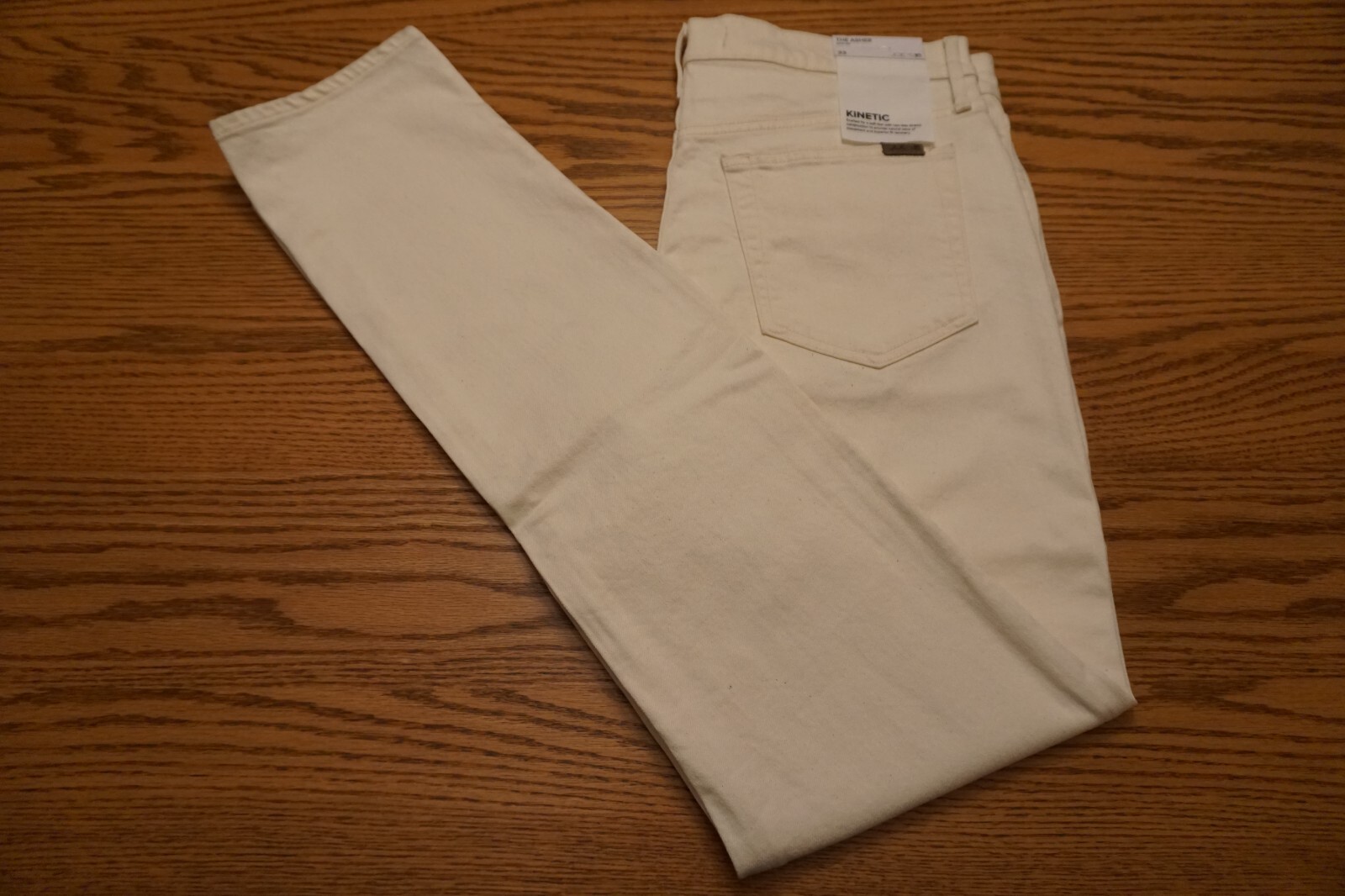 NWT MEN’S JOE’S JEANS Multiple Sizes The Asher Slim Fit Kinetic Rye Ivory $198