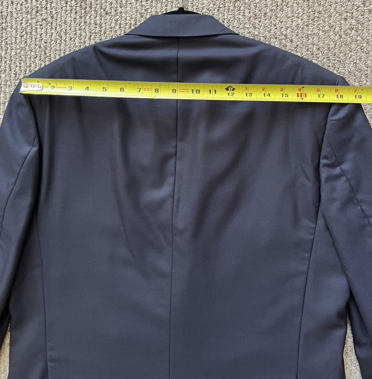 Brioni Suit Jacket Men’s 50R (US Size 40R) Navy Wool Super 160s Colosseo EUC