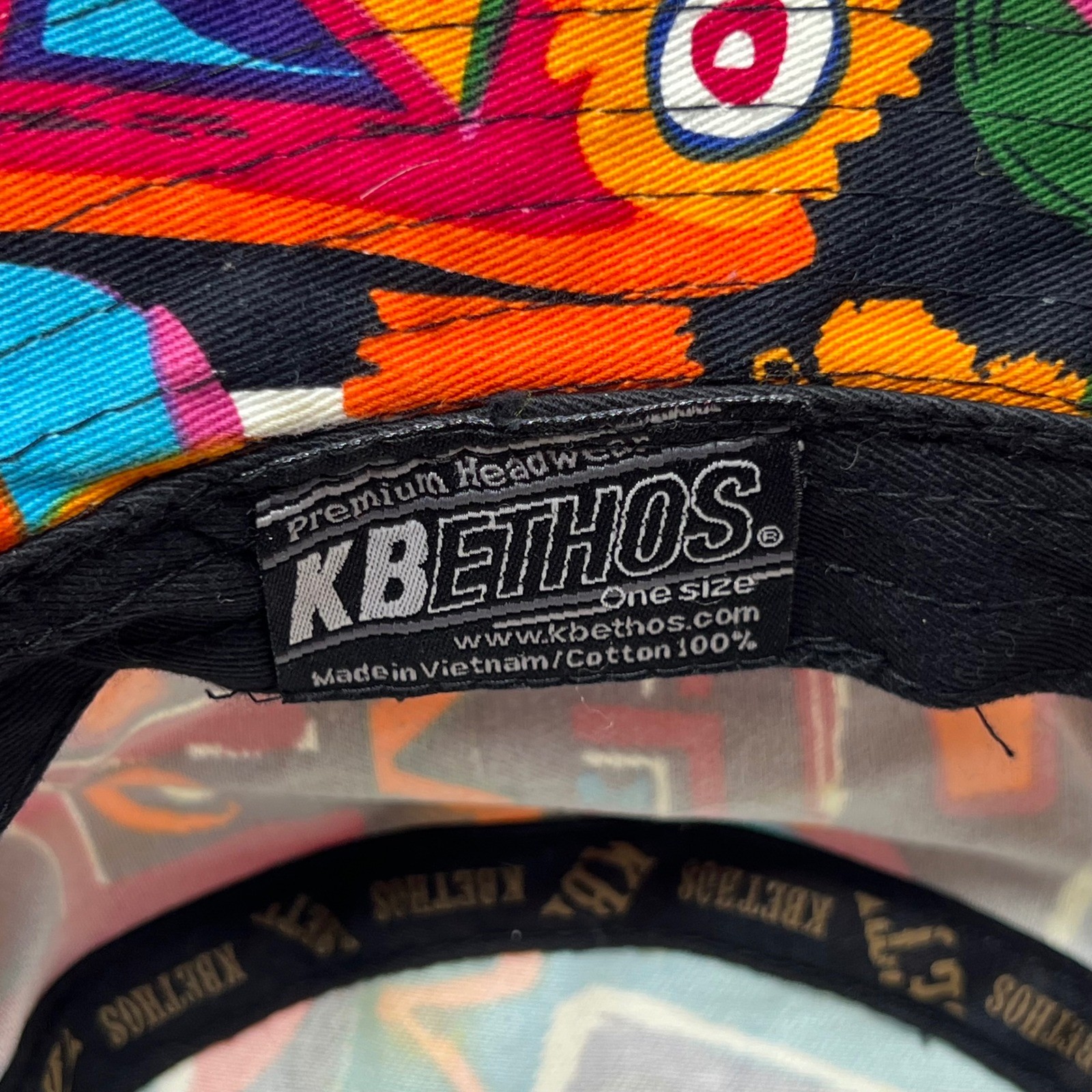KBETHOS Abstract Graffiti Hip Hop Retro Bucket Boonie Hat Fresh Prince 90s