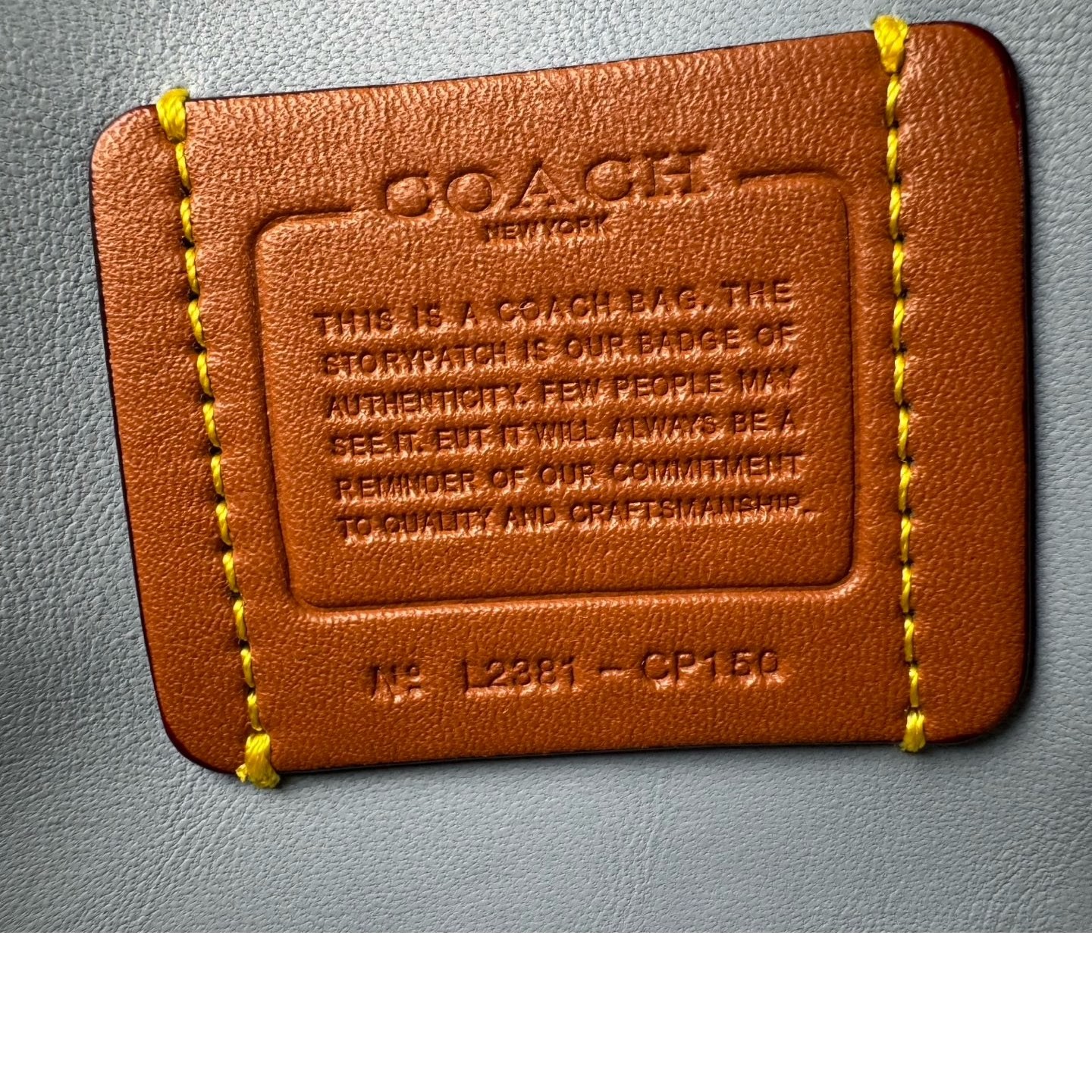 Coach Outlet Tabby Shoulder Bag 26 Pillow Quilting Nappa Brass Bluebell CP150