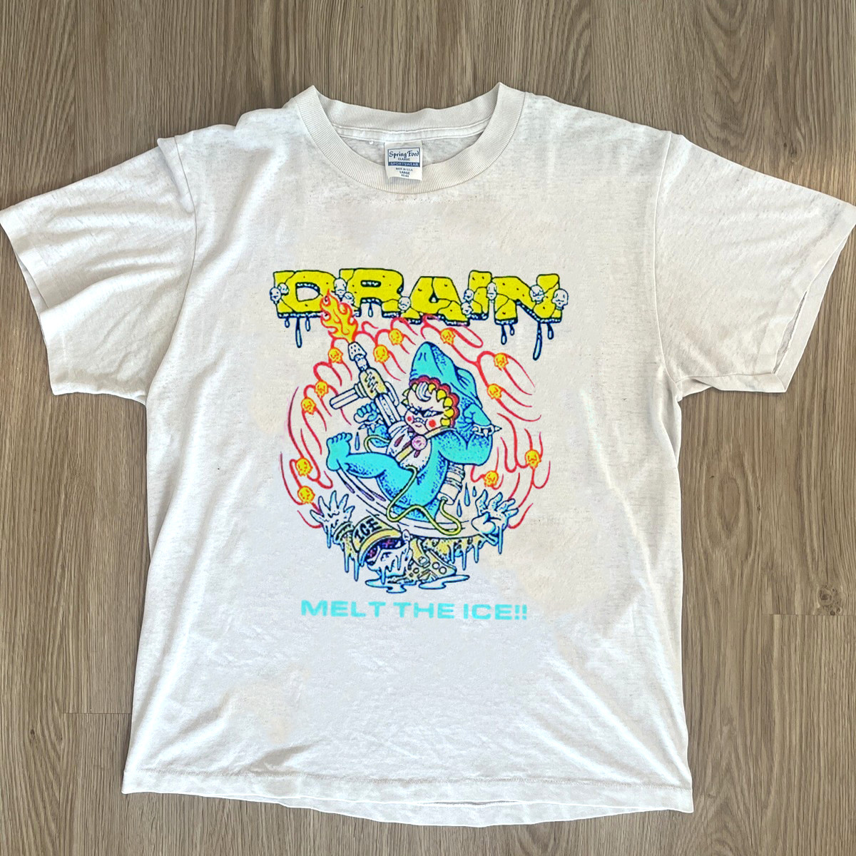 Rare! Drain Band Melt The Ice Collection White Shirt S to 5XL PN793