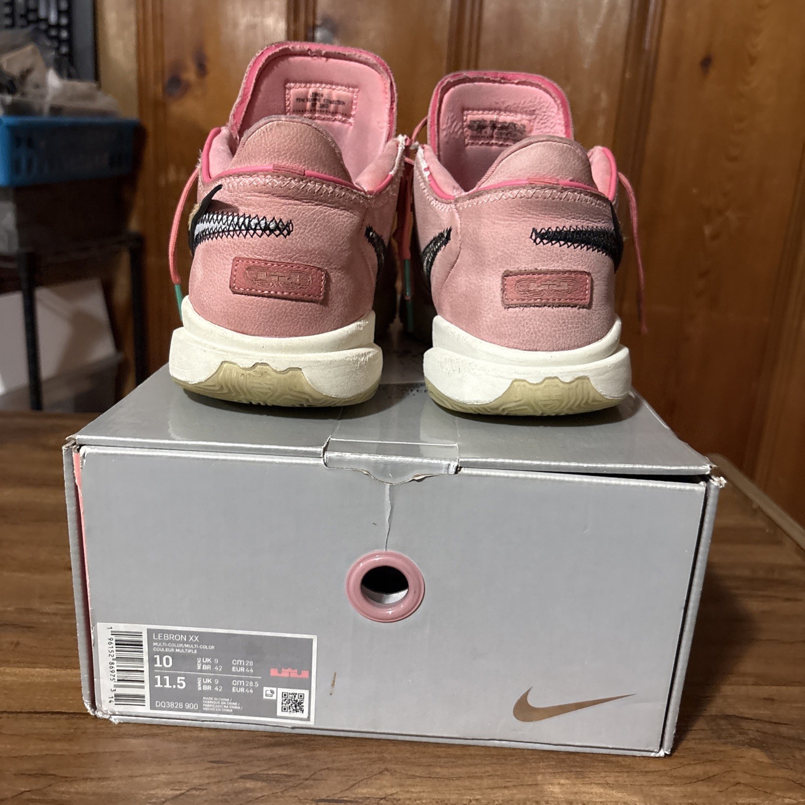 Nike LeBron 20 XX South Beast Pink Diamond Men’s Size 10 W/ BOX EXTRA LACES