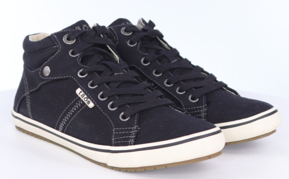 Taos Top Star Women’s High Top Sneakers Shoes Size 8 Canvas Black