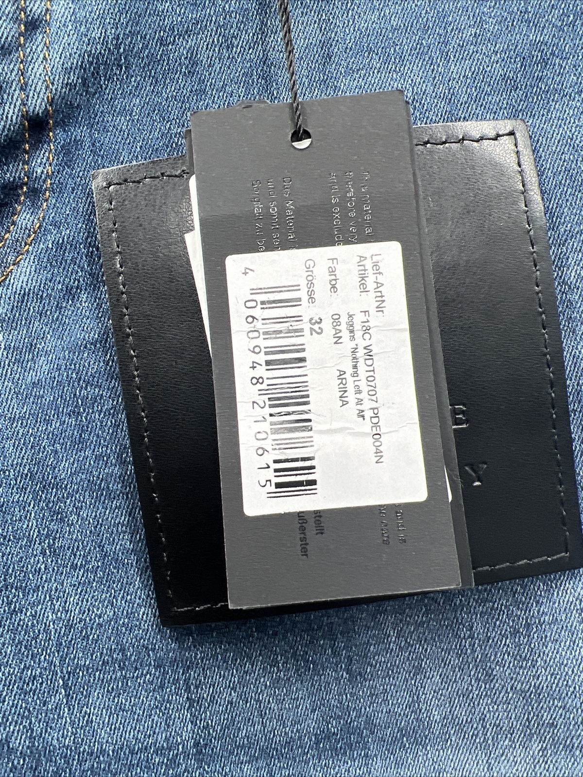 PHILIPP PLEIN ARINA Women’s Jegging Crocco Logo Blue Jeans Size 32 F18C