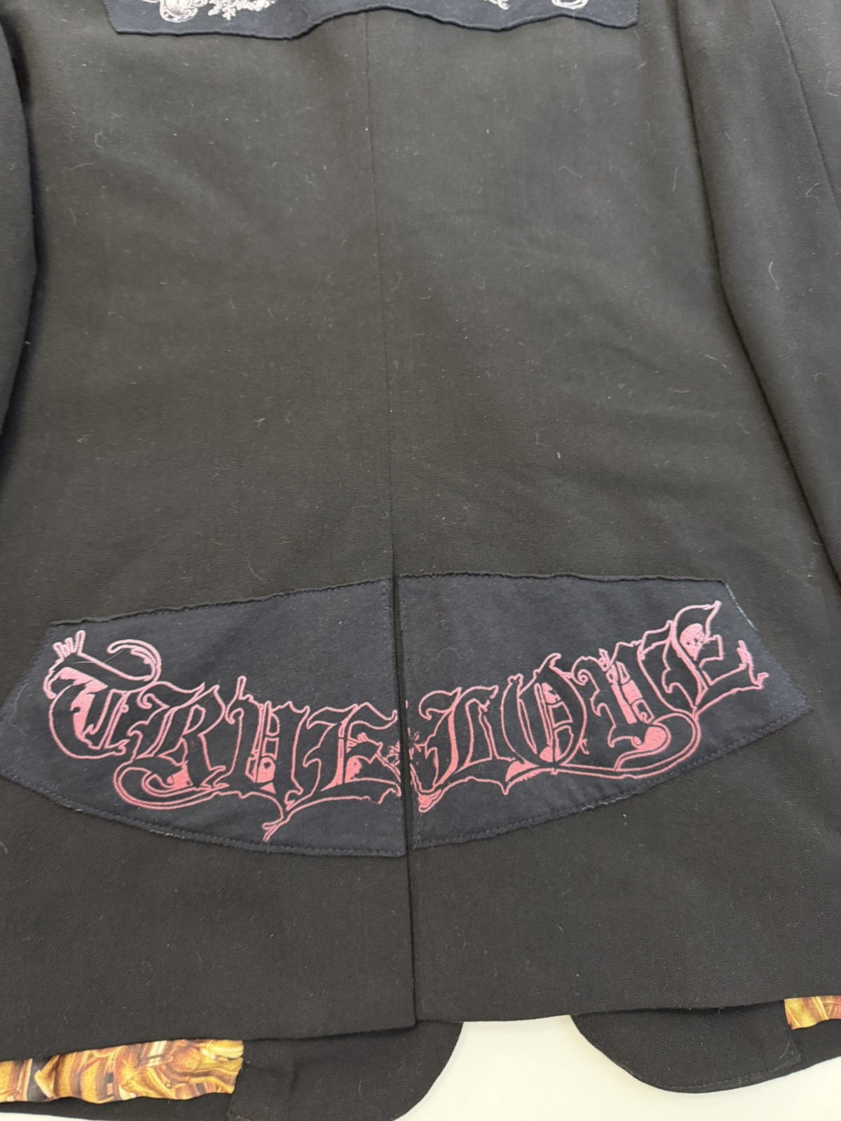 Men’s True Love & False Idols The Big Payback Served Cold Blazer Jacket Size 44