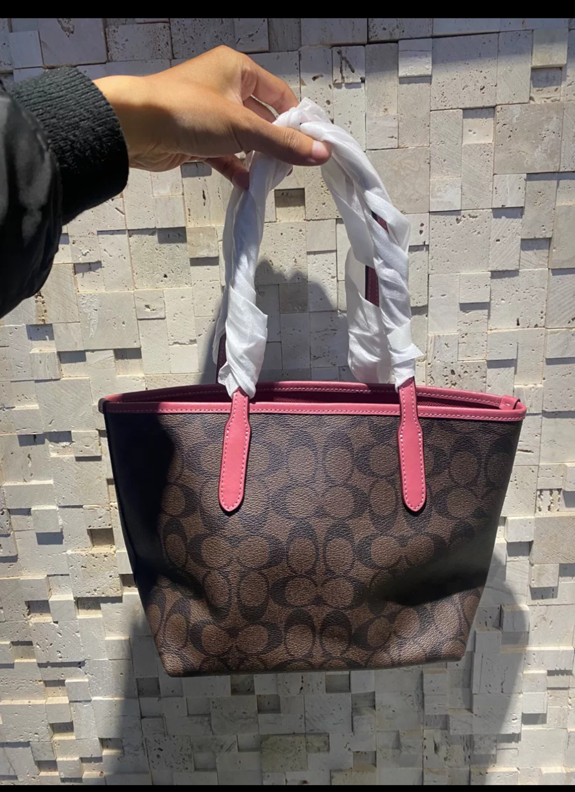 COACH Signature Mini City Tote