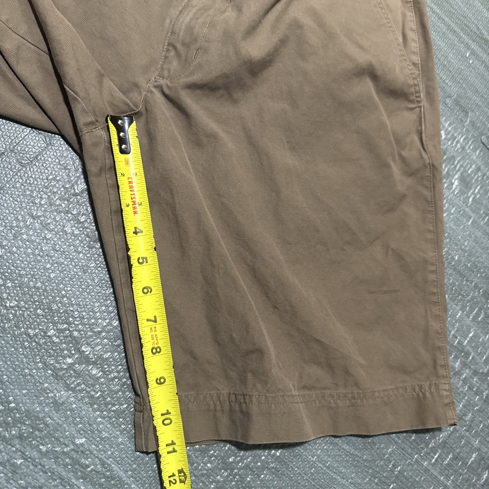 Eddie Bauer Shorts Ripstop Classic Outdoor 10” Men’s 36 Brown Travel Work Cotton