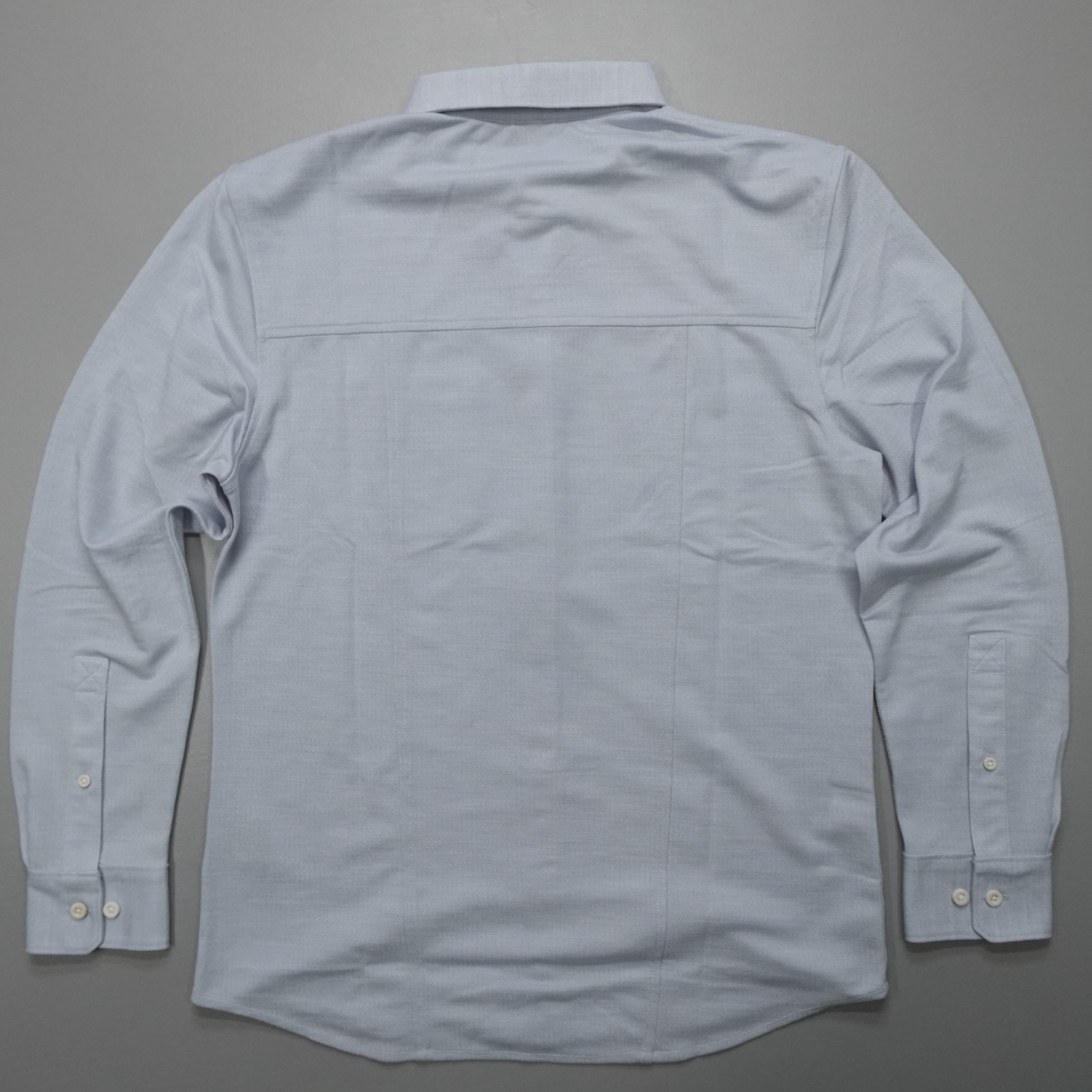 Western Rise SLIM FIT Limitless Merino Wool Button Down Shirt Wicking Light Blue