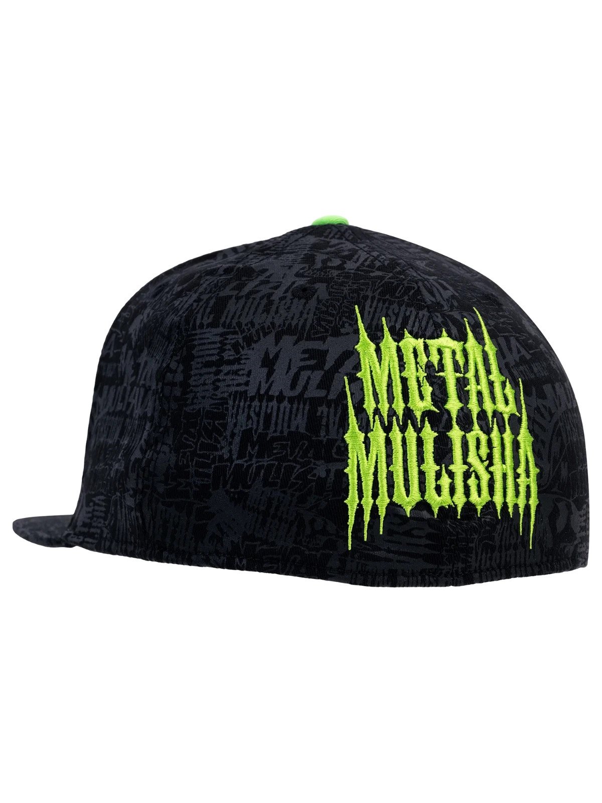 Metal Mulisha Men’s Ghost 3 Flex Hat Motocross Skull and Helmet FMX Baseball Cap