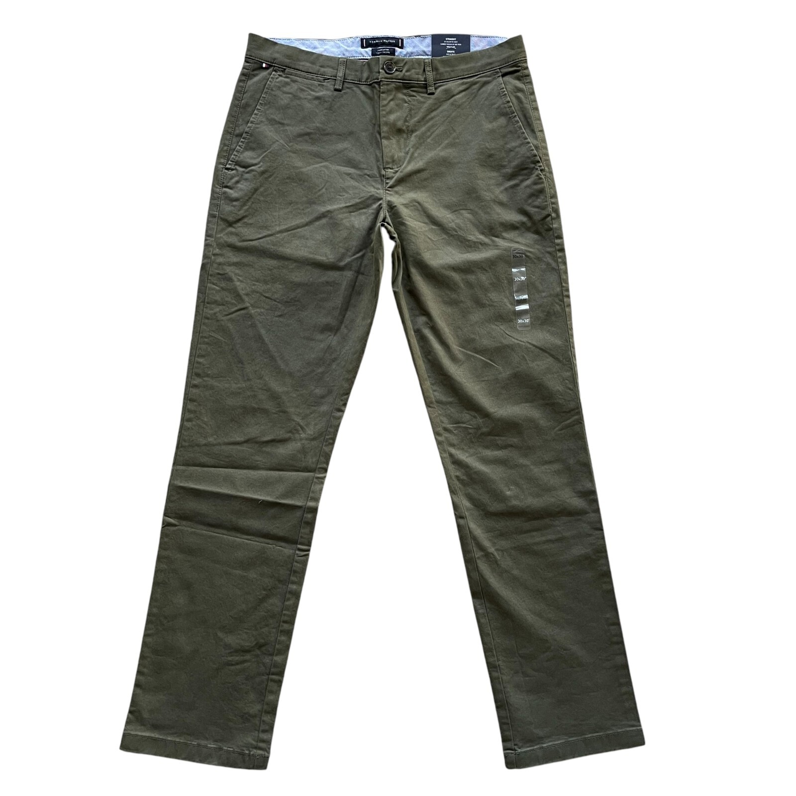 NWT Tommy Hilfiger Men’s Regular Fit Straight Stretch Cotton Chino Pants All Siz