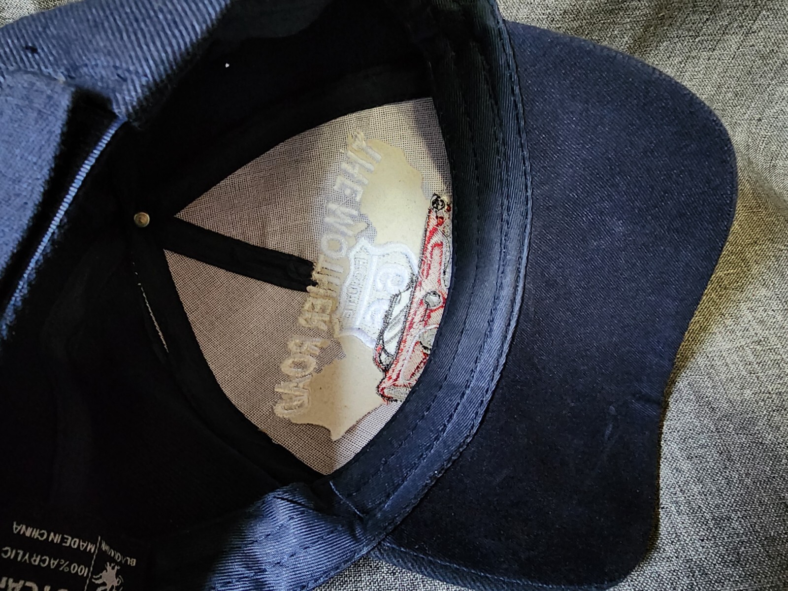 Men’s Black Hawk Embroidered The Mother Road Rt 66 Red Corvette Baseball Hat