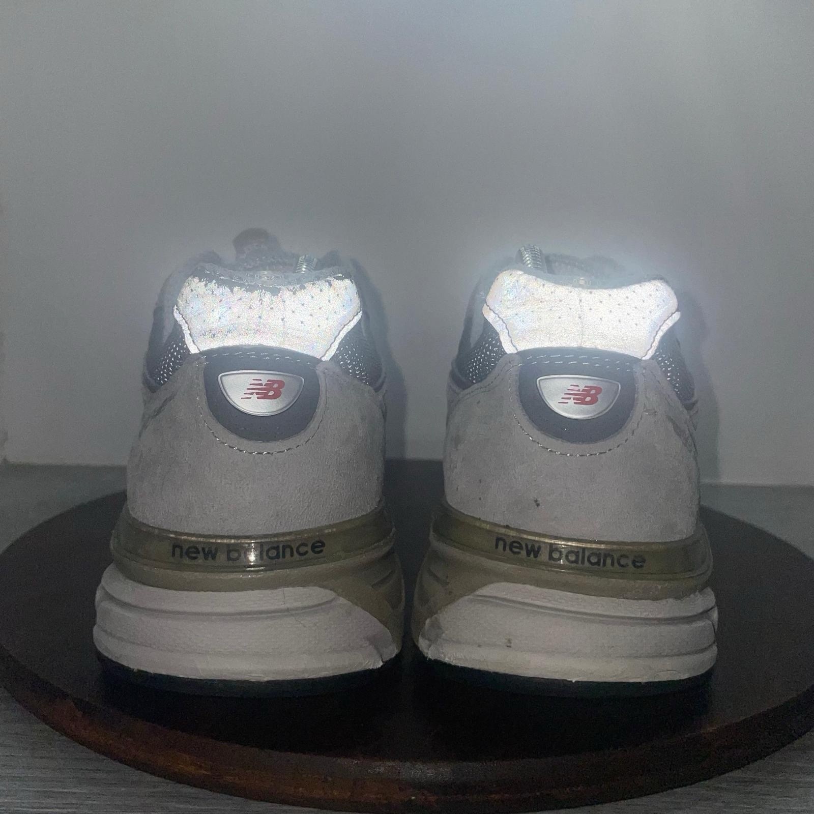 NEW BALANCE Shoes Mens Size 12 D Gray 990v4 Walking Sneakers M990GL4 USA Made