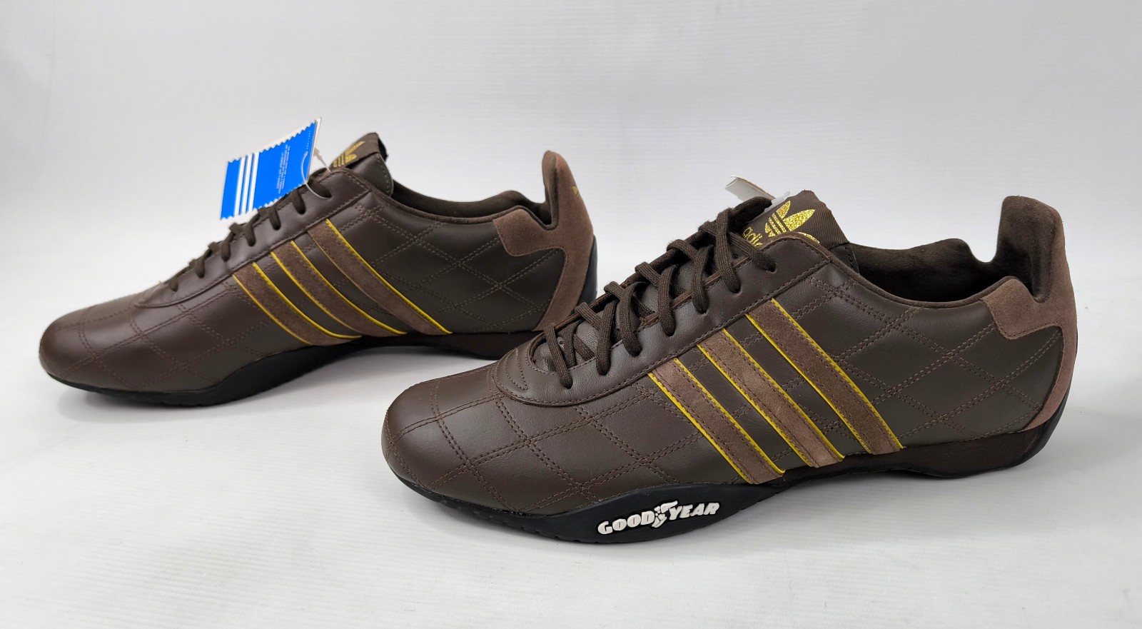 Adidas Tuscany LEA Shoes EUR 47 1/3 UK 12 2004 Suede Leather Brown 044867