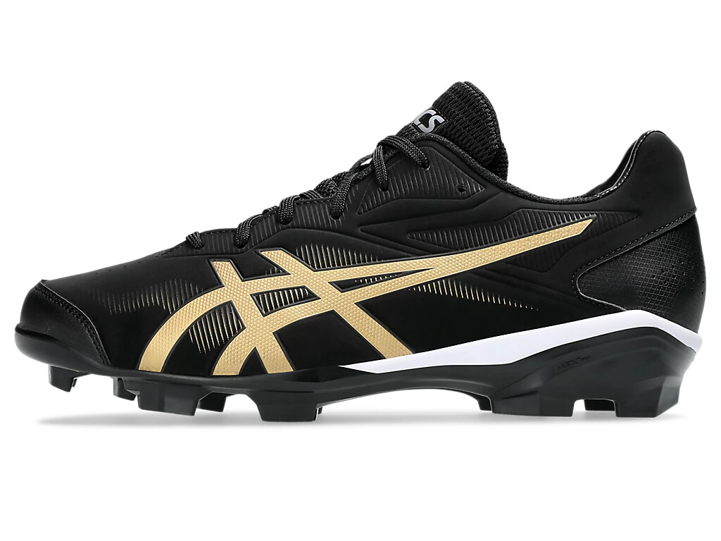ASICS STAR SHINE 3 1123A033 003 Black Rich Gold Baseball Cleats