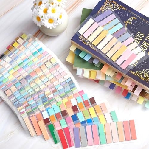 Pcs Writable Sticky Tabs, 48 Colors Book Notes for 9600 Vintage Colors