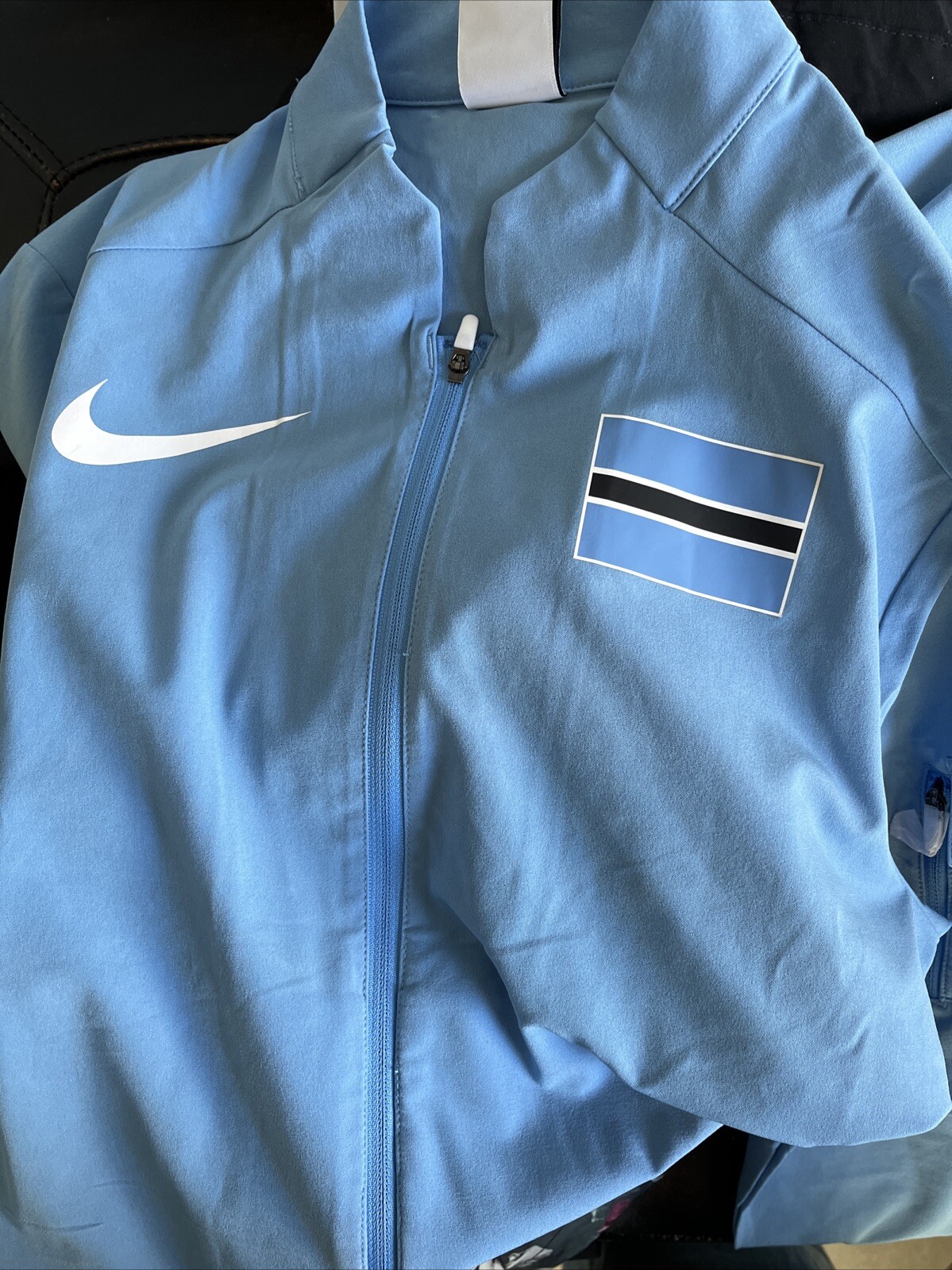 NEW Nike Pro Elite Botswana Track Jacket Men’s L Light Blue CI6297-412 New Team