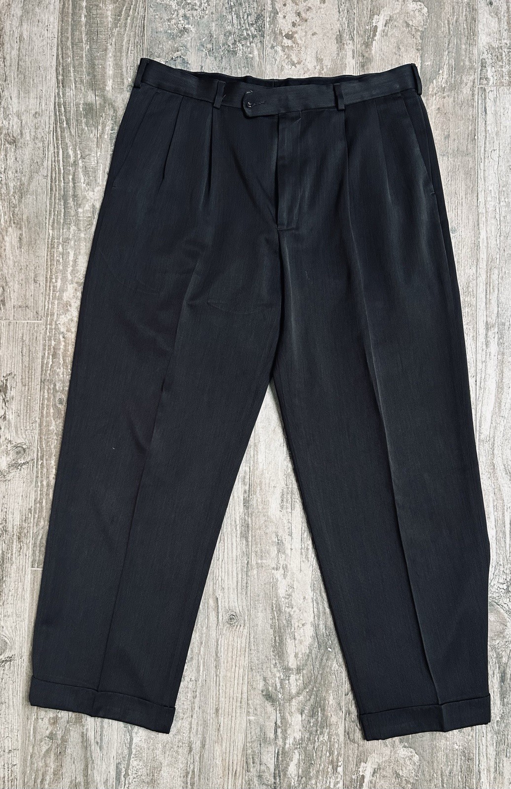 Perry Ellis Men’s Dress Pants, Size 36×30, Black, Pre-owned