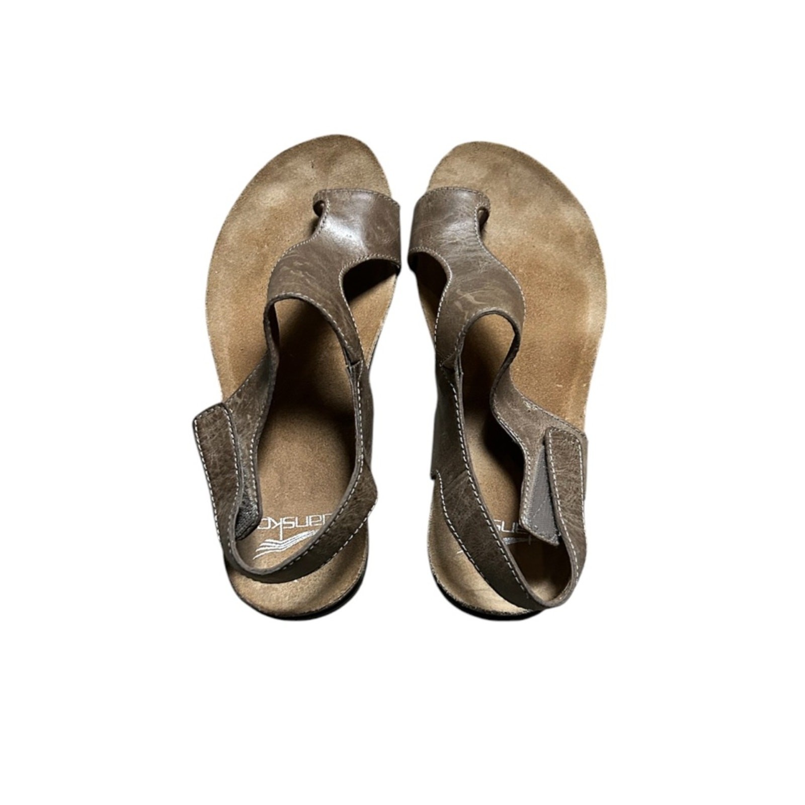 Dansko Reece Leather Sandals Size 36 US 5.5/6 Brown