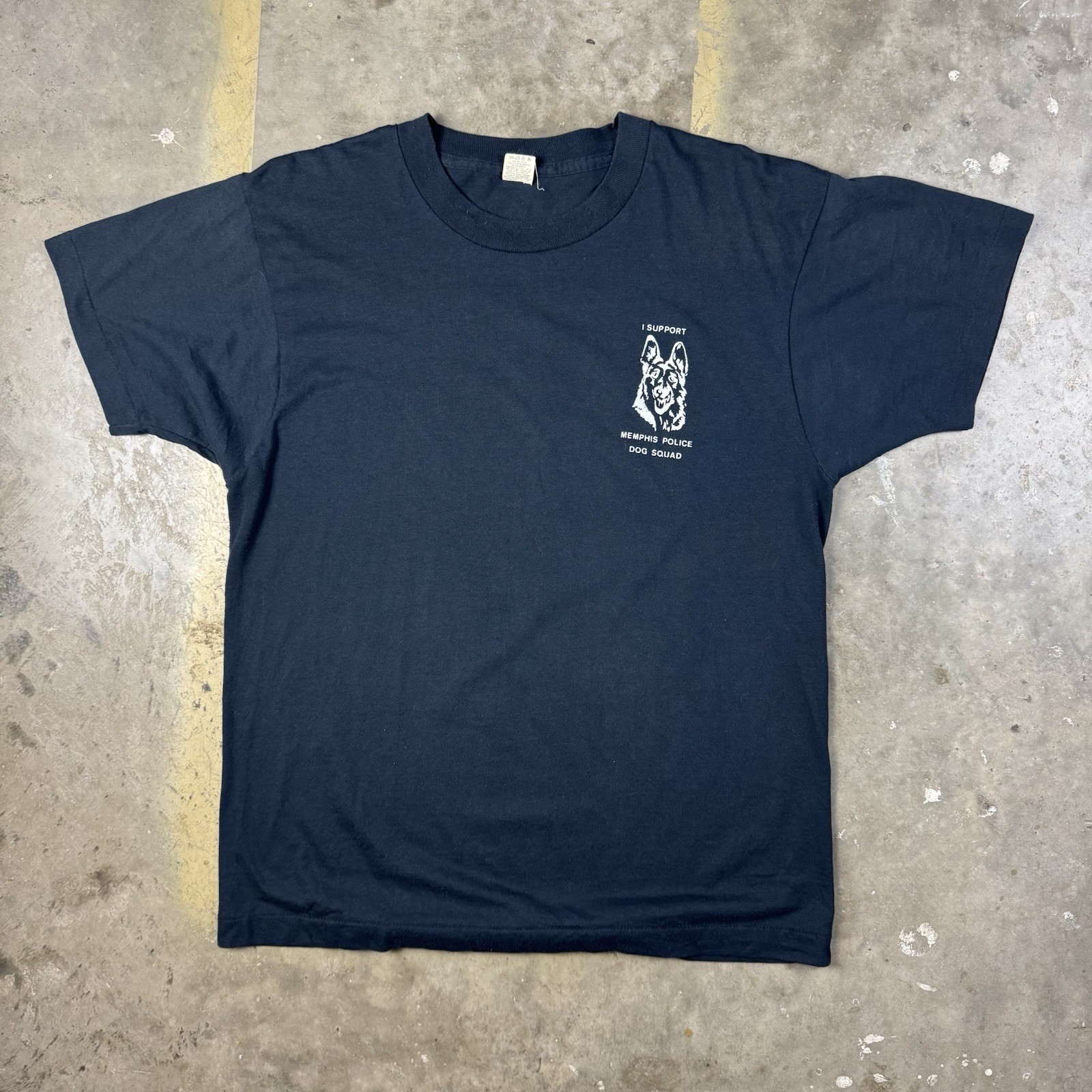Vintage 1980s Police Dog T-Shirt World Police Games 1989 Vancouver Single Stitch