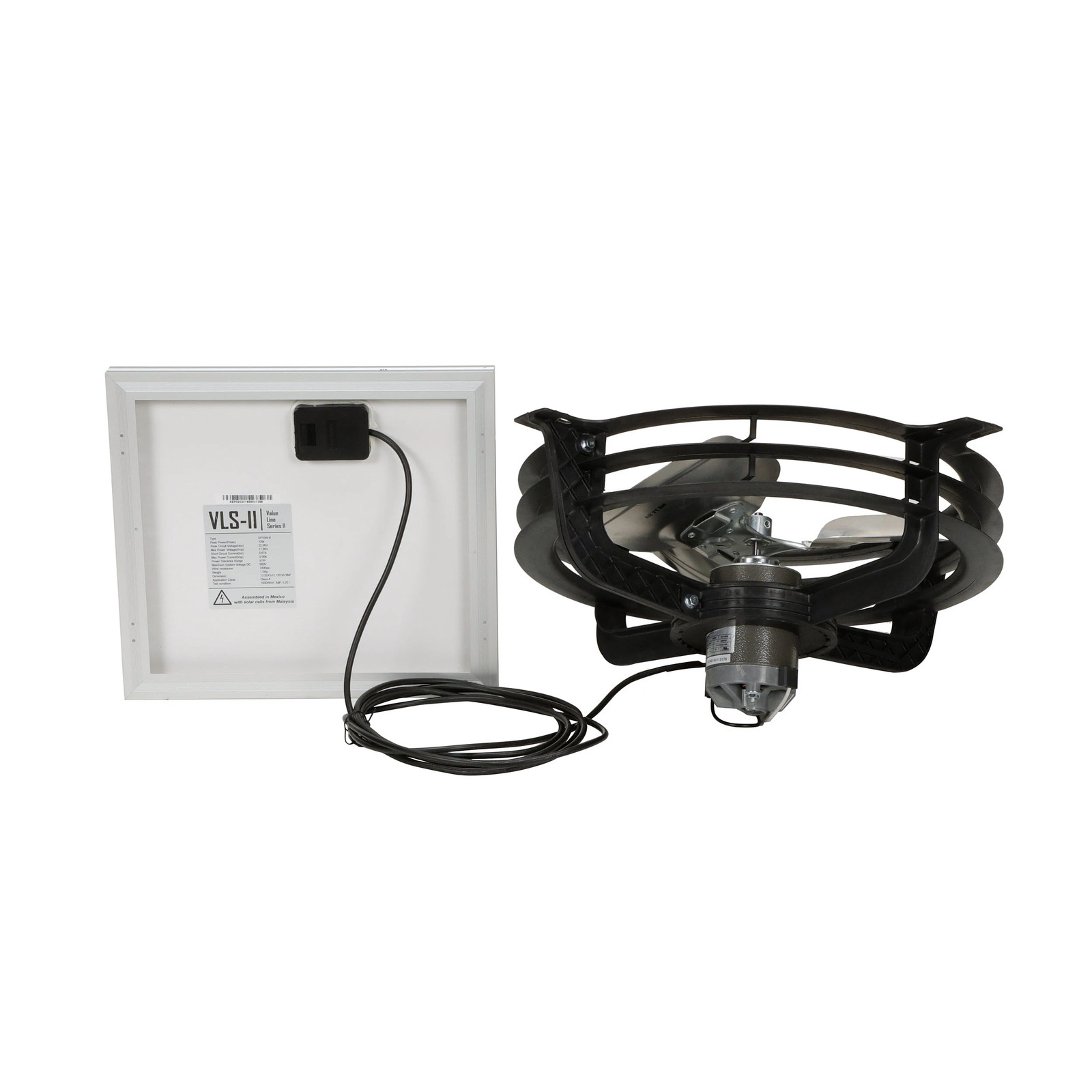 Air Vent 17.875-in dia Solar Gable Vent Fan|5646
