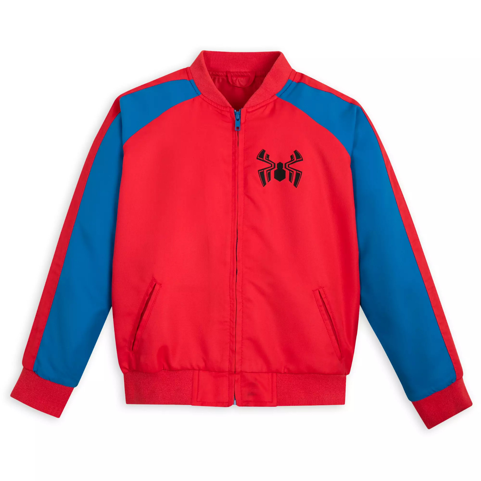 New DISNEY Store Spider-Man Spiderman Varsity Jacket Boys Size 7/8,9/10,11/12,14