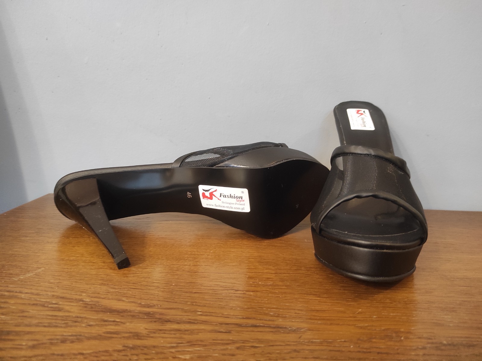 Leather Sandals New Heel 13cm Platform 2cm 37 38 39 40 41 42 43 44 45 46 47