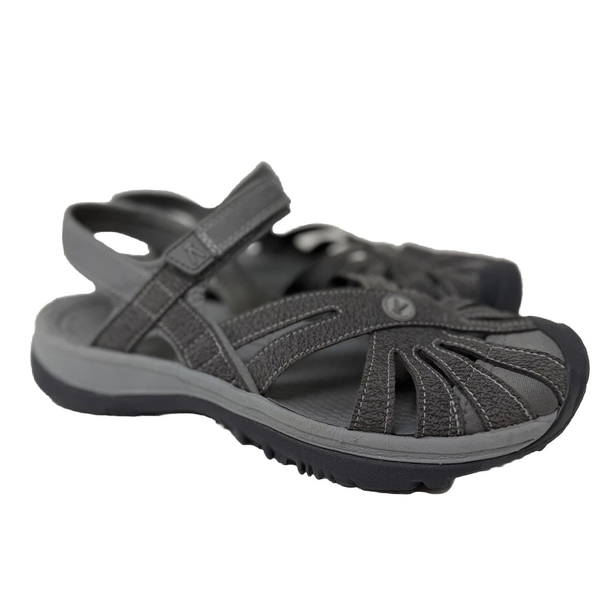 Keen Adventure Rose Leather Sandals Grey Size 8.5 Lake Camping Hiking Water