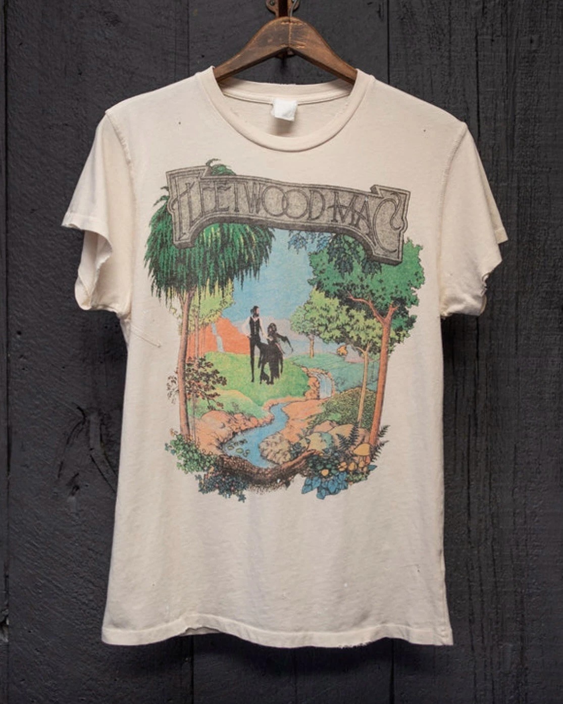 Rare Fleetwood Mac band 90s Remake Short Sleeve Classic T shirt Men Women