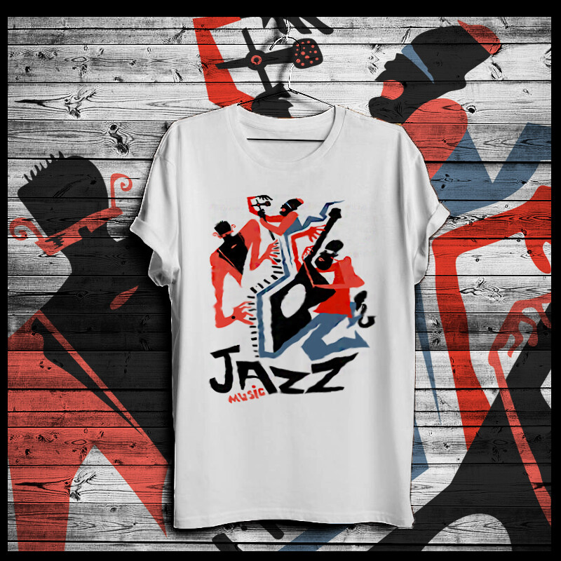 Jazz T-Shirt African Abstract Arts Africa Black History Month Afro Soul music