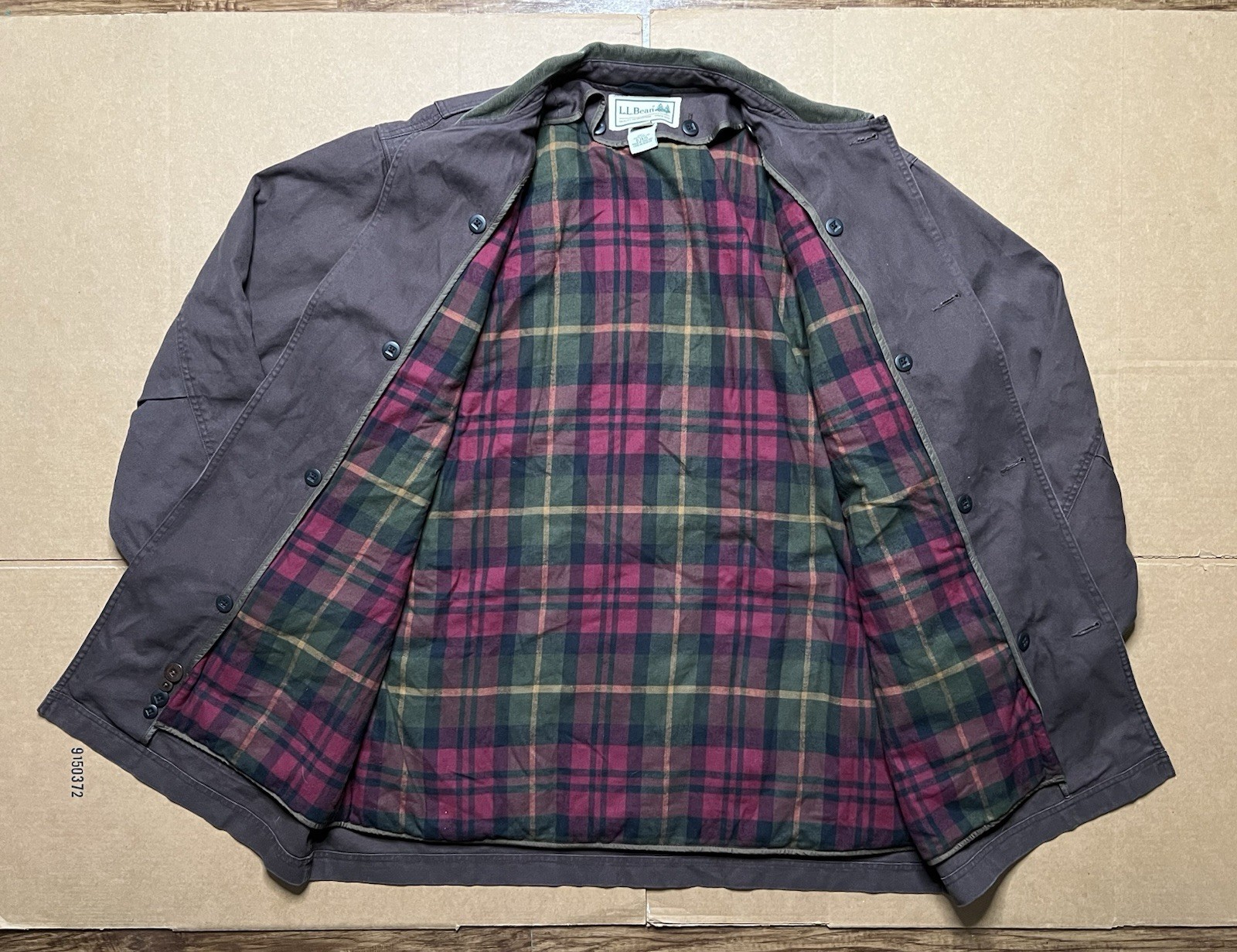 VTG L.L. Bean Men’s XL Tall Brown Primaloft Removable Lining Field Barn Jacket