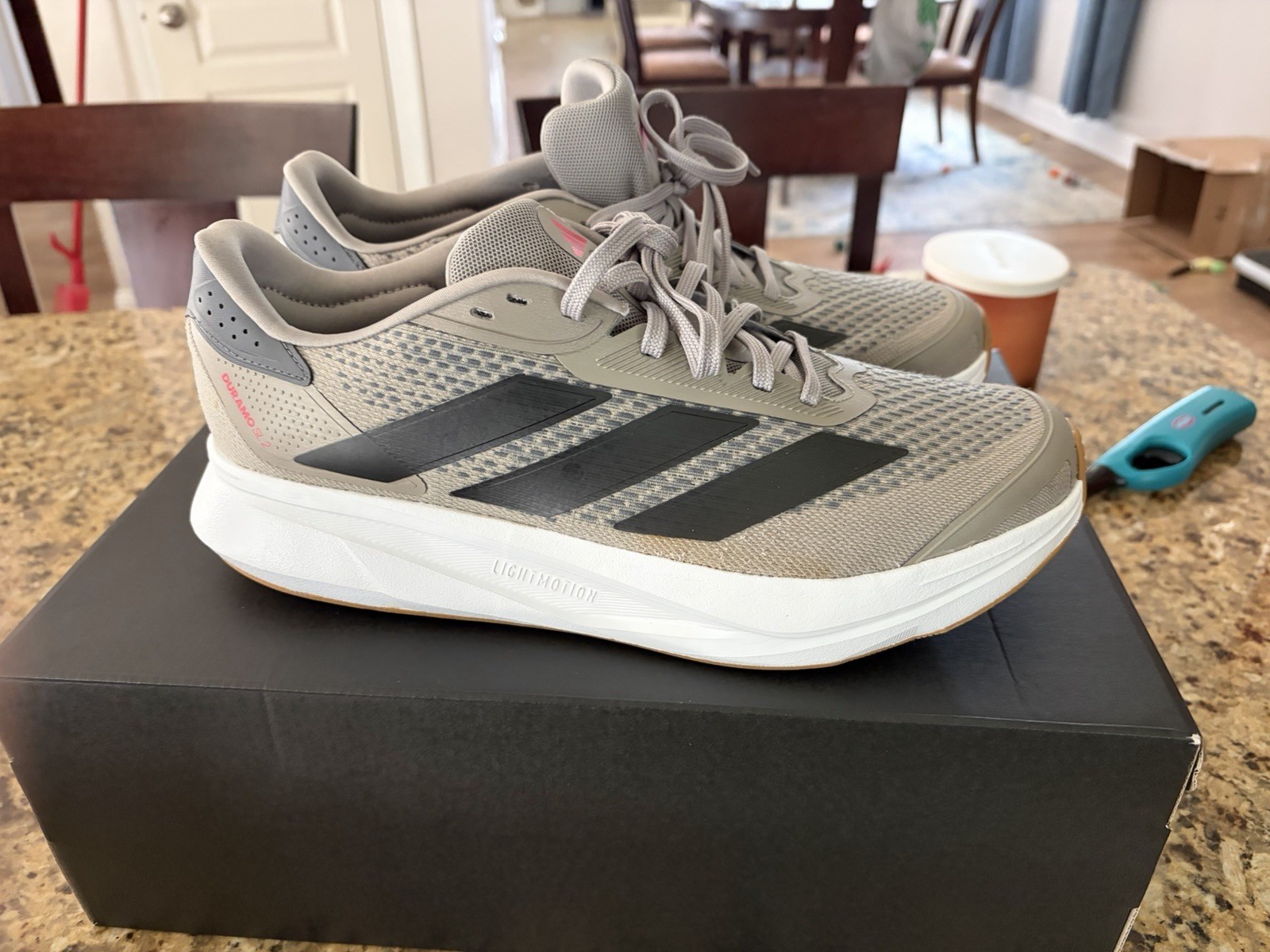 Pre-owned Adidas Men’s Duramo SL2 Size 11.5 Gold/Copper Running Shoes