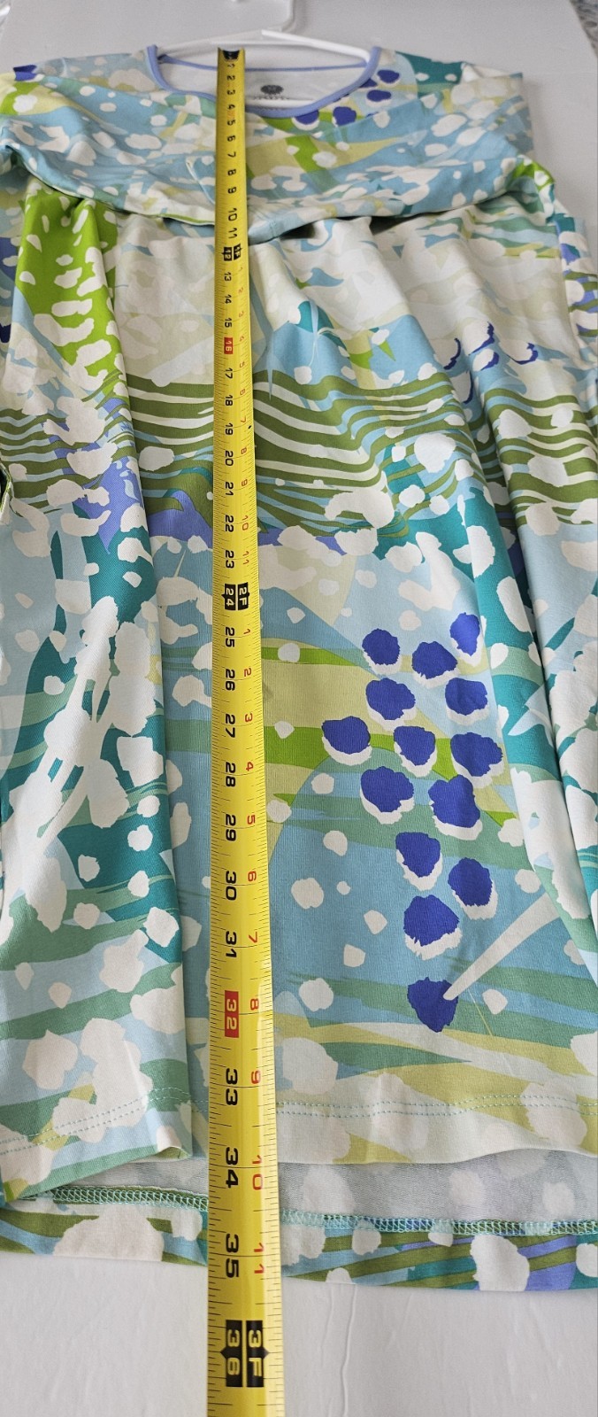 Ana Clare Medium Sundress Blue Green Tropical Beachy
