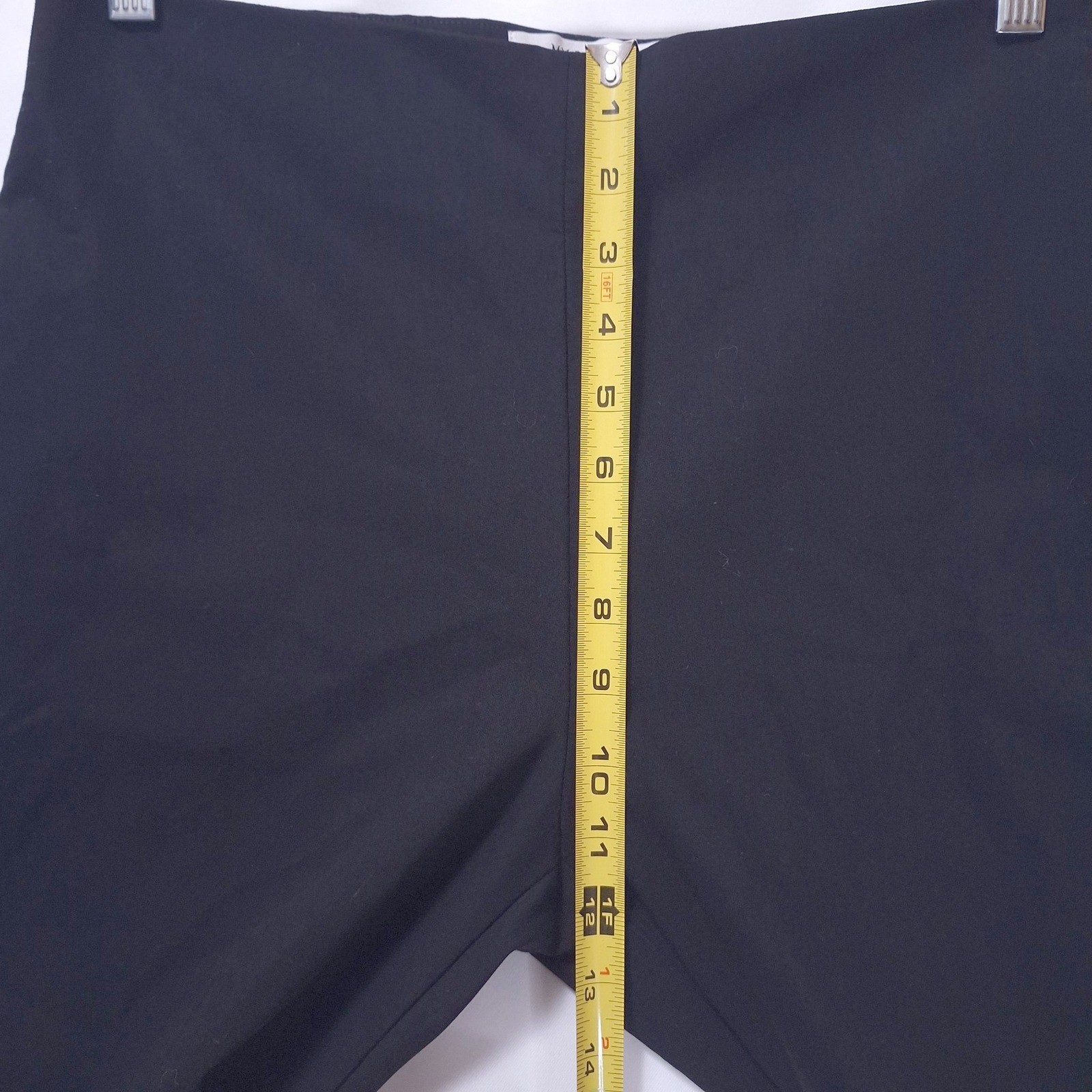 MM LAFLEUR High Rise Flare Trousers Career Pants Sz 12 Side Zip Office Business