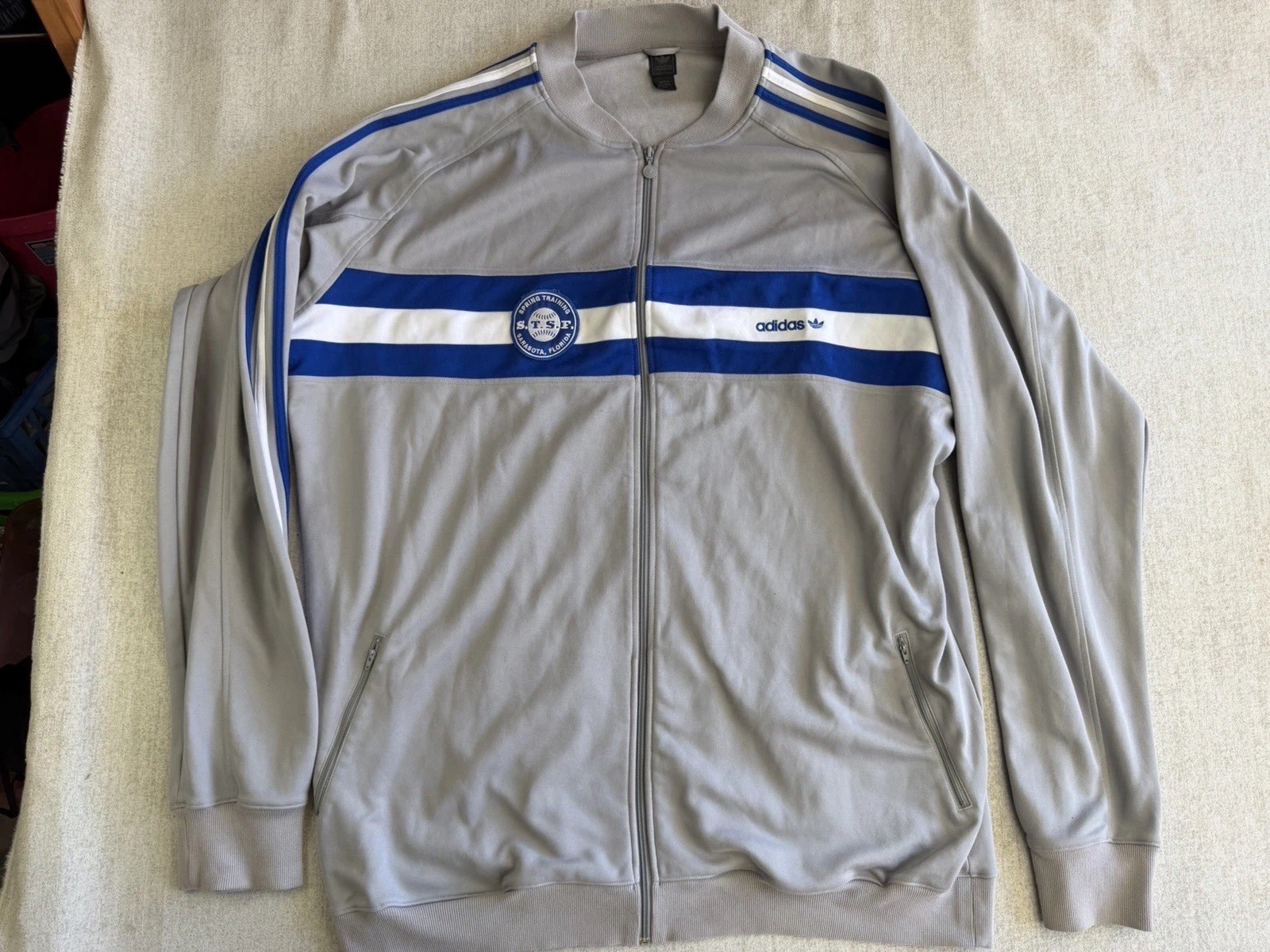 RARE LIMITED ED MLB adidas DINGER JACKET SARASOTA Baseball Track Sweat shirt 4XL