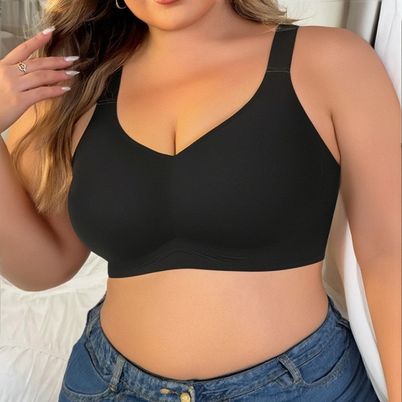 Traceless Underwear Wireless Bra Push Up Bralette Anti-Sagging Thin Big Size Bra