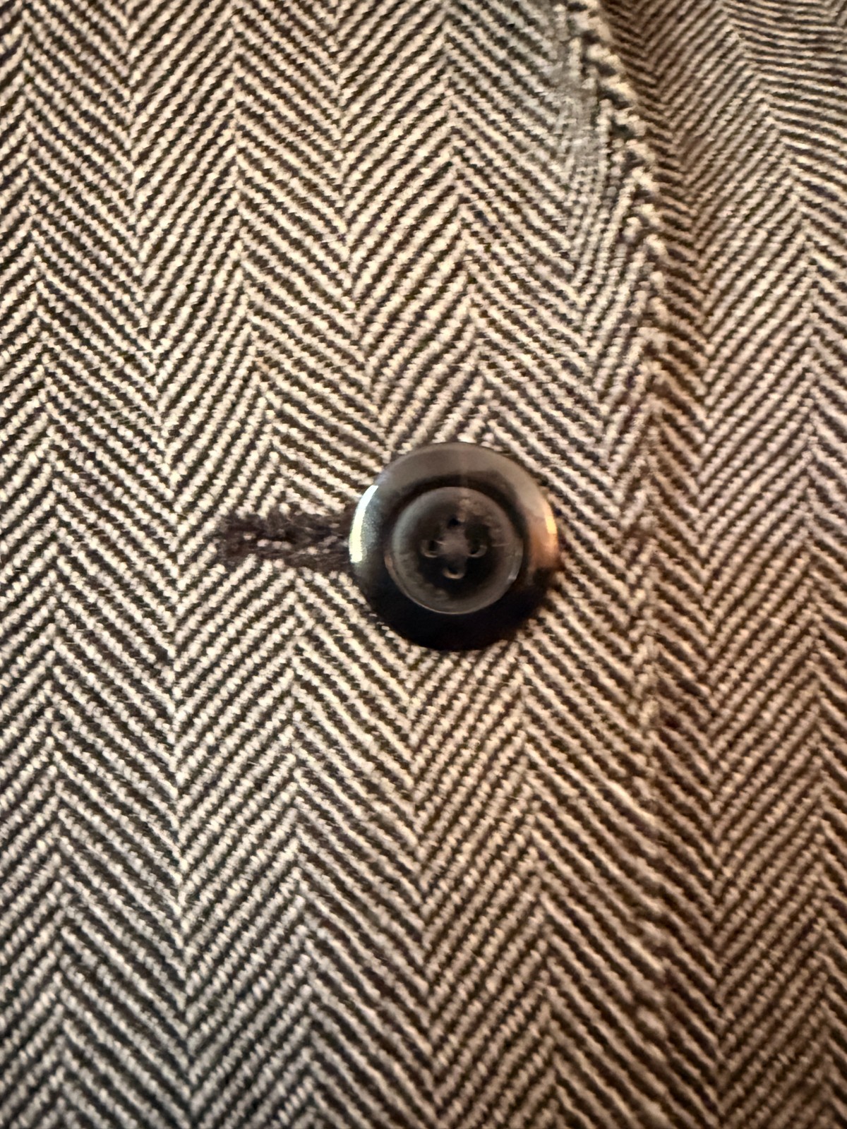 Tom Ford Gucci Black Ivory Herringbone Wool Leather Skirt Suit IT 40/42 US 6-8