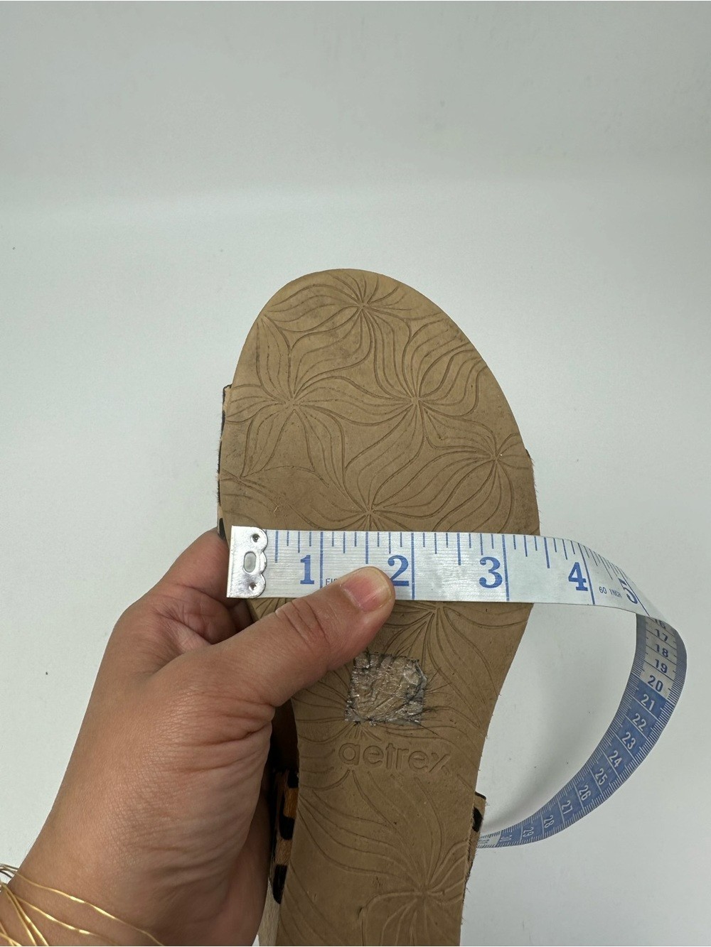 Aetrex Sydney Quarter Strap Espadrille Wedge Women’s 8.5