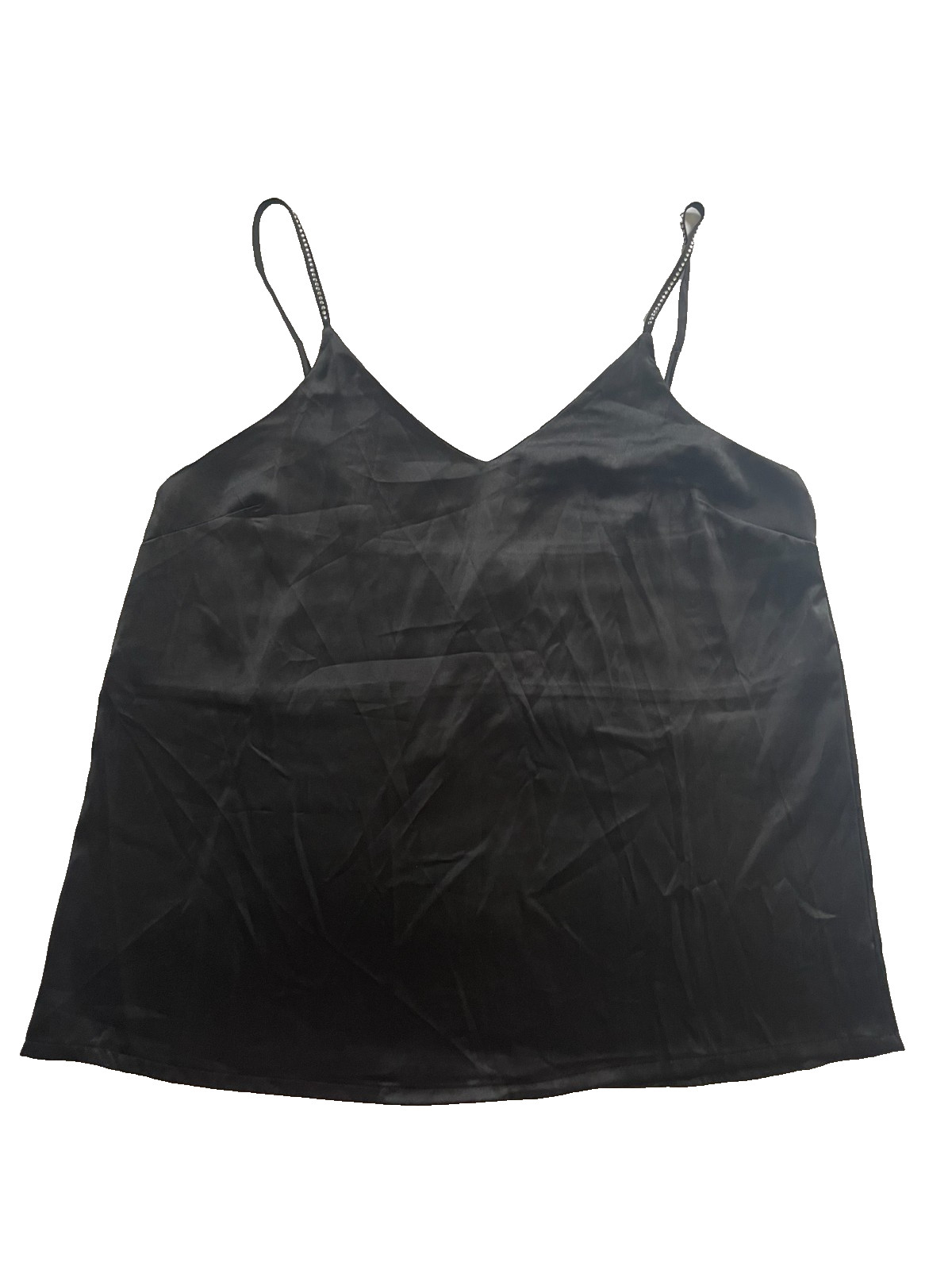 Nicole Miller. Elevate your style with this elegant size L blouse. Black color.