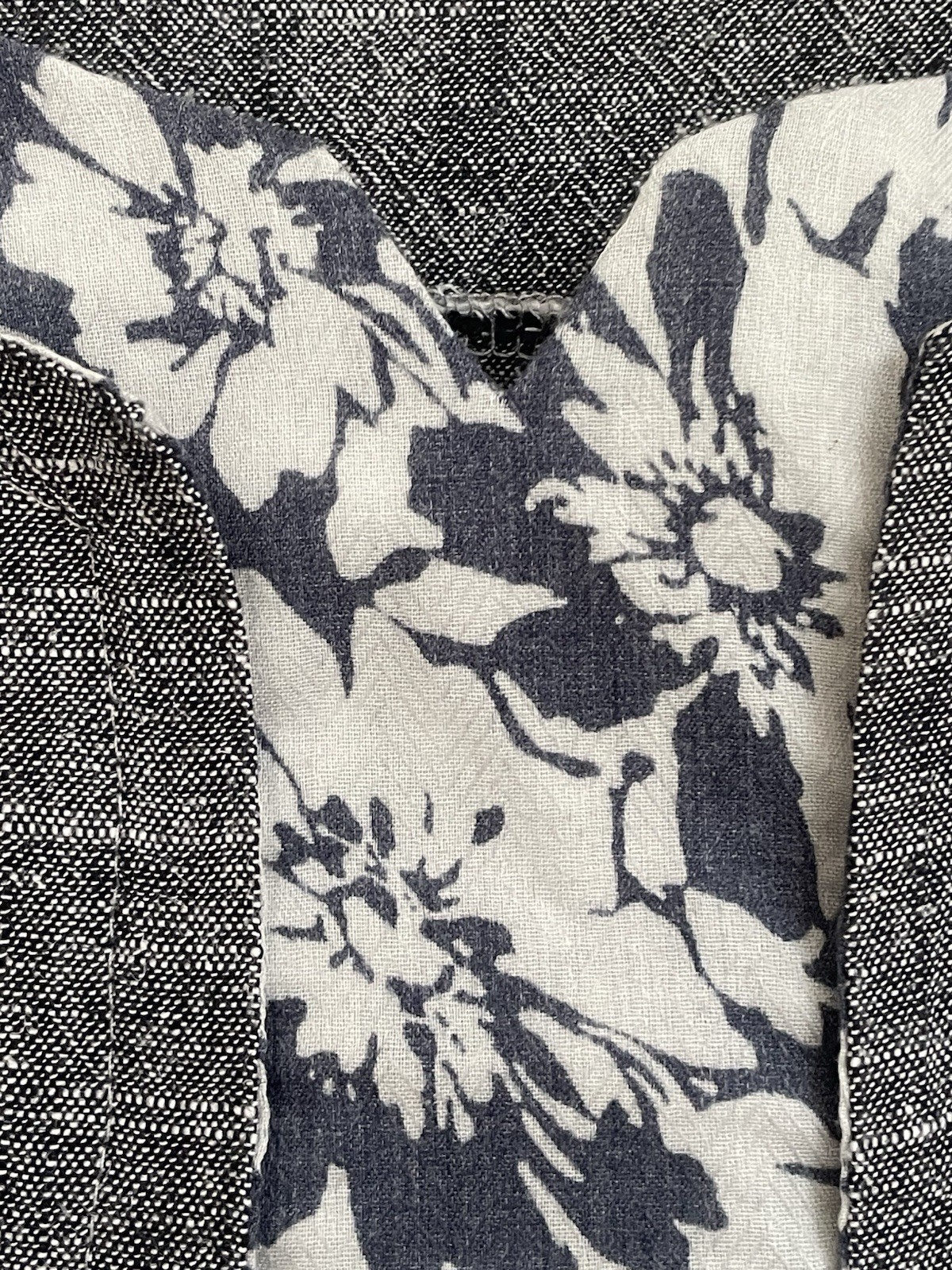 Bella Blue Shift Dress Blue Linen Look Size L/XL Unworn No Tags