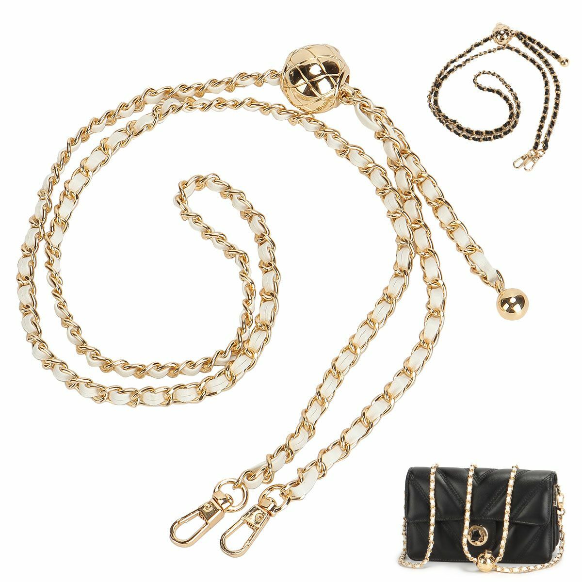 120cm Leather Chain Replacement Crossbody Shoulder Purse Handbag Bag Strap