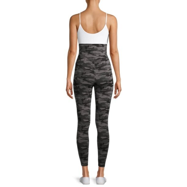 CUTE Gray Camo Fashion Maternity Leggings (Size Large 12/14) BRAND NEW W TAGS