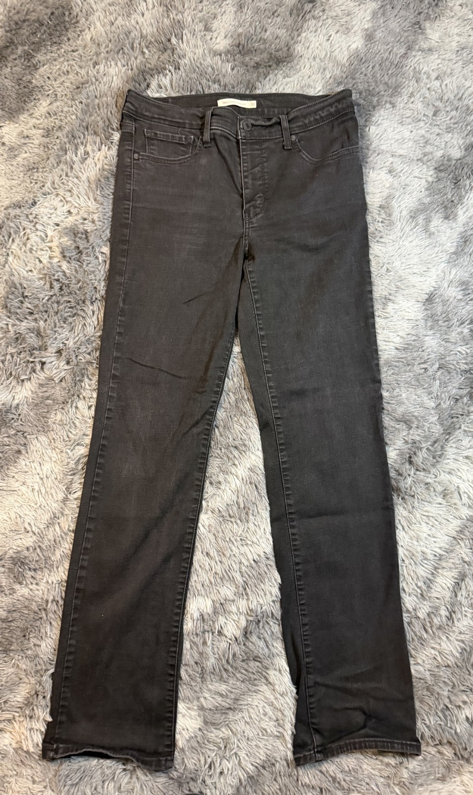 Levi’s Women’s Size 30 314 Shaping Straight Mid-Rise Stretch Denim Jeans