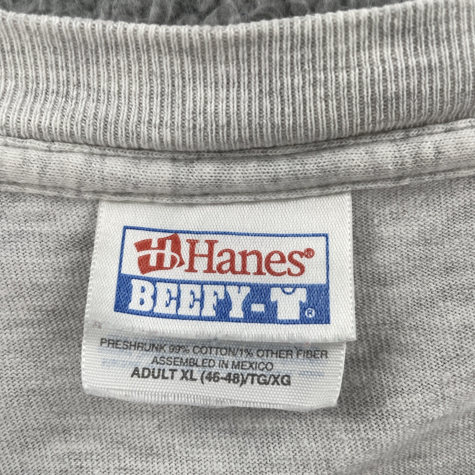 Vintage Hanes Beefy-T Men’s XL Gray T Shirt 2002 Santa Fe NM Bluegrass Festival