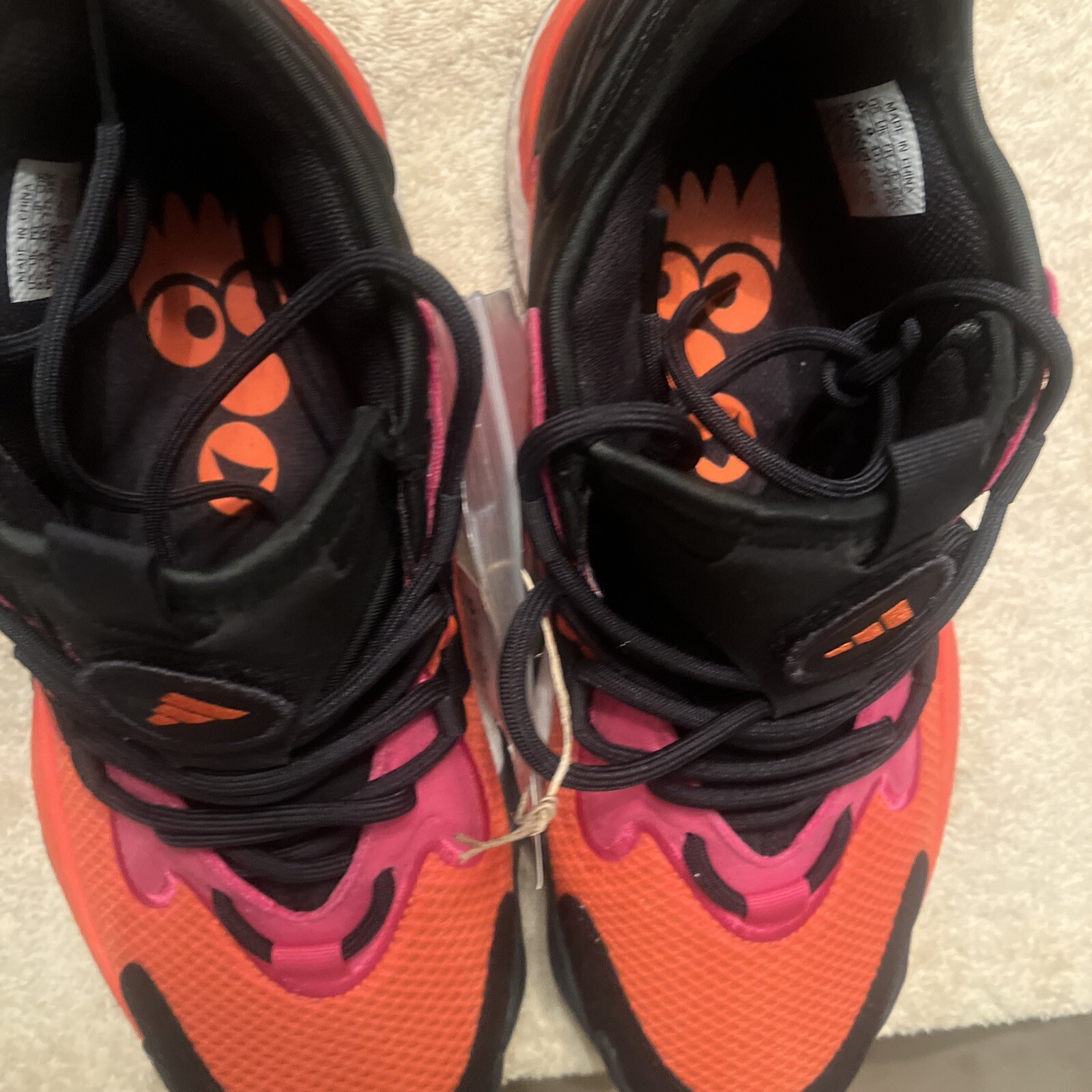 Adidas BYW Select Black Impact Orange Team Real Magenta Basketball IG4936 Sz 9.5