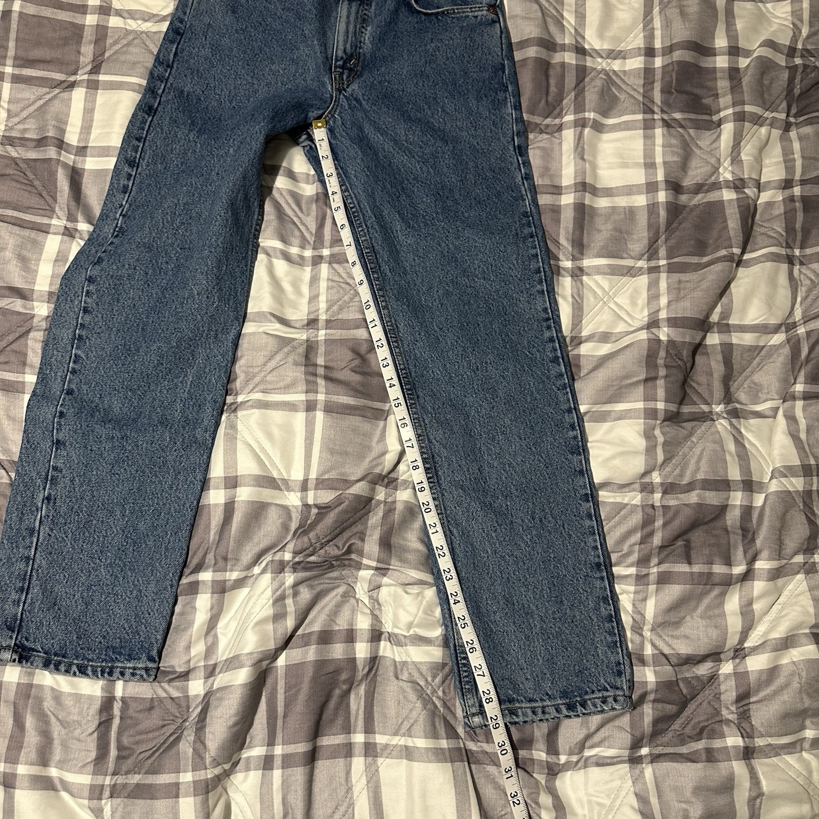 Vintage Levi’s505 Orange Tab Jeans 31×30 Regular Fit Straight Leg Made in Brazil
